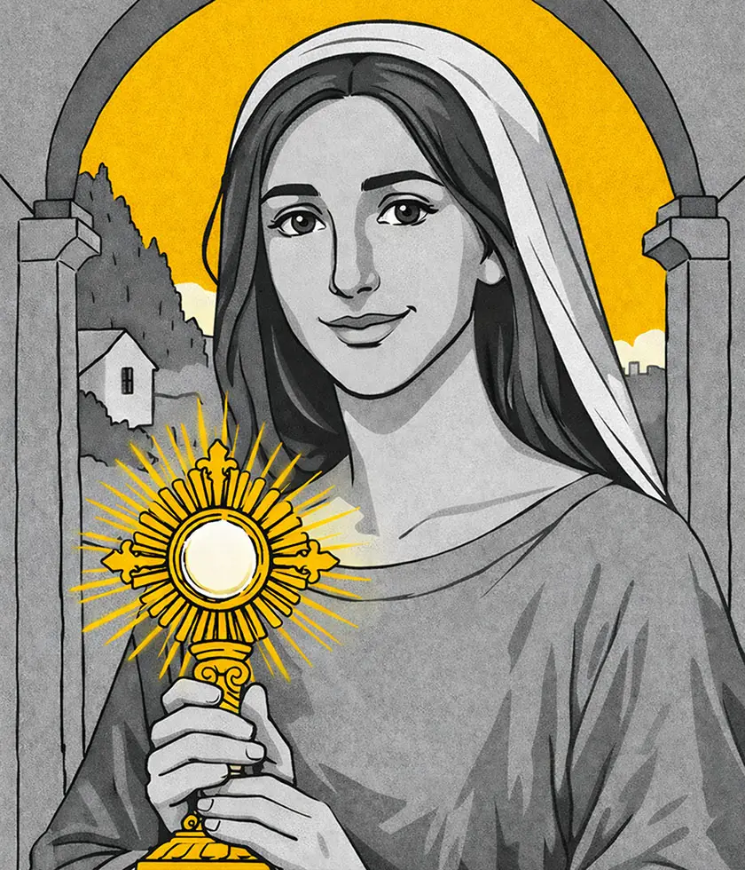 Zdjęcie osoby św. Klara z Asyżu